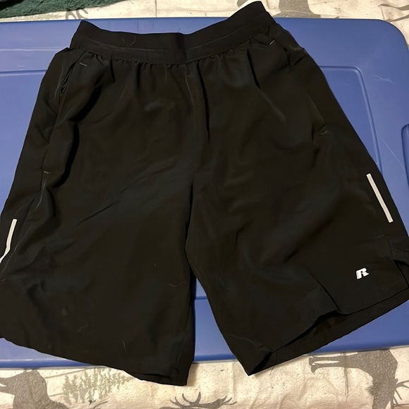 Russell Athletic Shorts Mens Dri Fit Shorts With Spandex Liner
